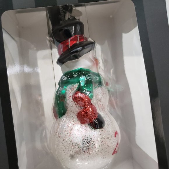 New Radko Ornament Merry Christmas Holiday Snowman Celebration Holiday 2012 - Picture 7 of 9